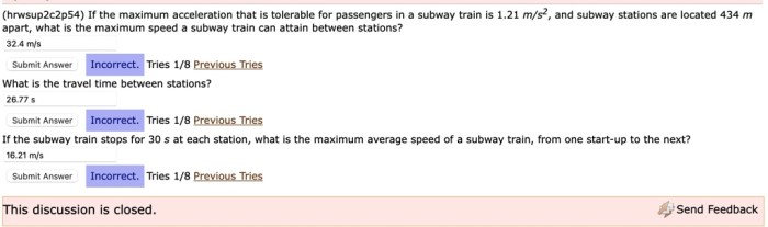 If the maximum acceleration that is tolerable for passengers