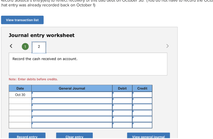 Solstice determines accounts receivable